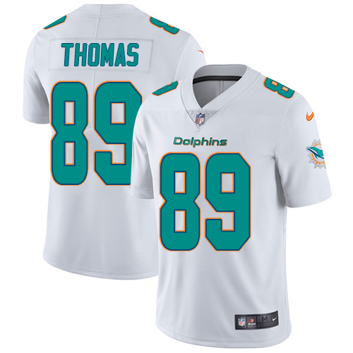 Nike Dolphins #89 Julius Thomas White Men's Stitched NFL Vapor Untouchable Limited Jersey